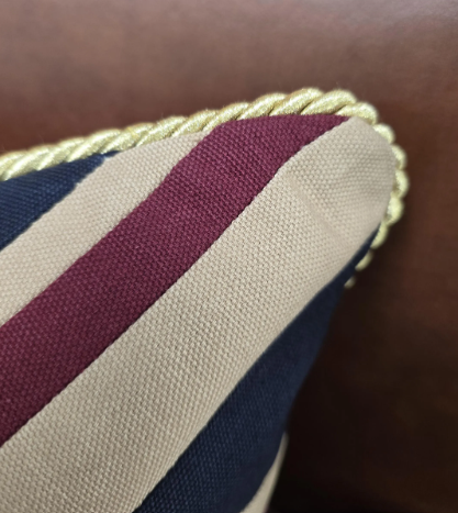 Union Jack Embroidered Cushion - Patriotic British Pillow Rectangular
