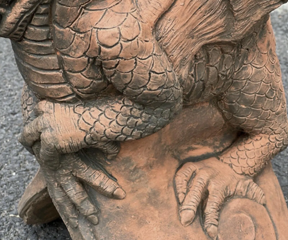 St George's Dragon Roof Tile | 90-Degree Angled Ridge Tile
