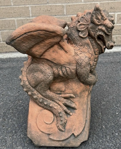 St George's Dragon Roof Tile | 90-Degree Angled Ridge Tile