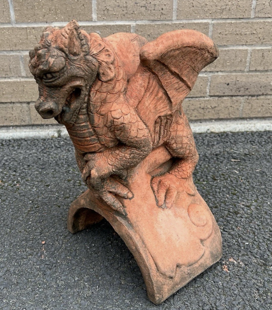 St George's Dragon Roof Tile | Half Round Ridge Tile