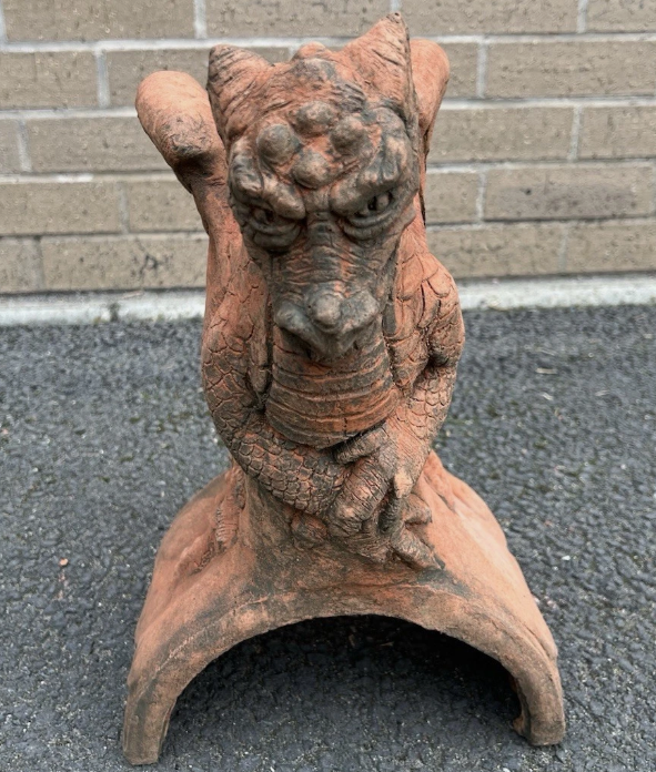 St George's Dragon Roof Tile | Half Round Ridge Tile