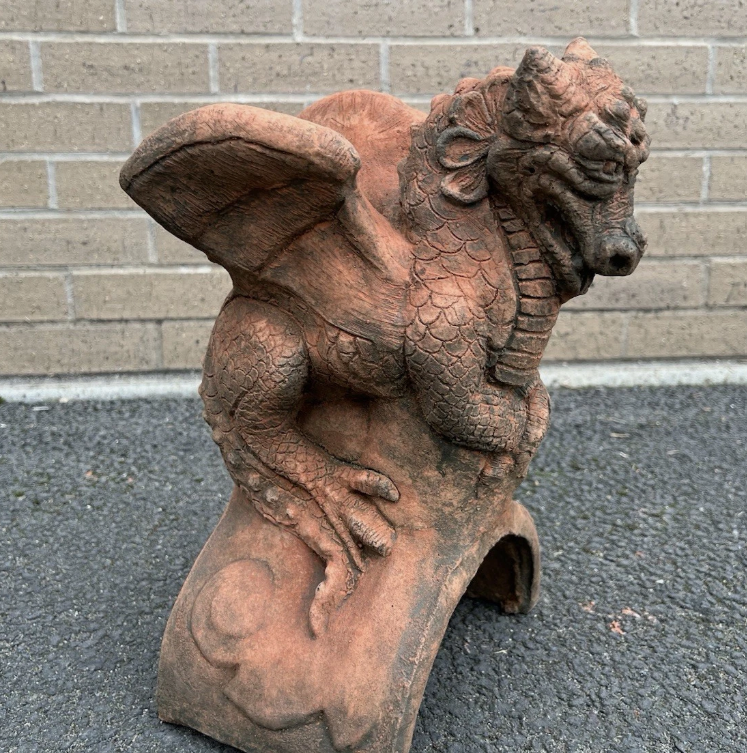 St George's Dragon Roof Tile | Half Round Ridge Tile