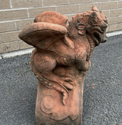 St George's Dragon Roof Tile | Half Round Ridge Tile