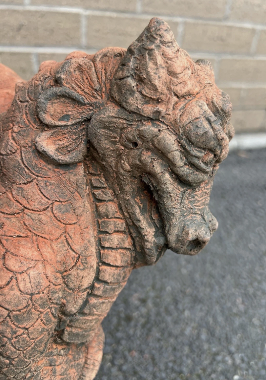 St George's Dragon Roof Tile | Half Round Ridge Tile