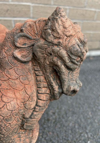 St George's Dragon Roof Tile | Half Round Ridge Tile