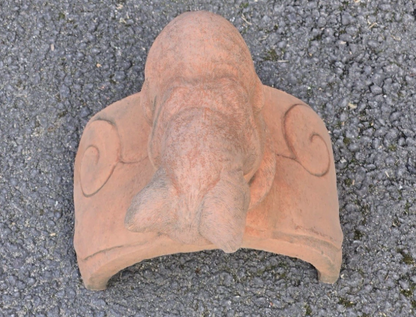 Curious Cat Roof Tile | Half Round Ridge Tile