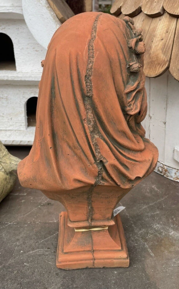 Ophelia Terracotta Stone Bust