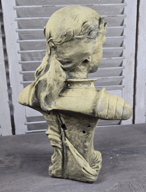 Joan of Arc Sandstone Bust