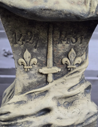 Joan of Arc Sandstone Bust