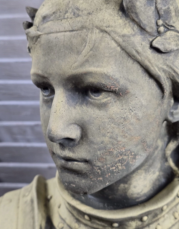 Joan of Arc Sandstone Bust