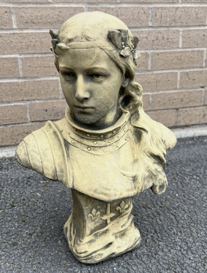 Joan of Arc Sandstone Bust