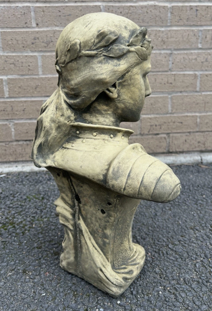Joan of Arc Sandstone Bust