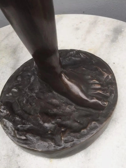 Bronze Boy and Crab Sculpture | Roman Copy | Lost Wax Cast | 86cm