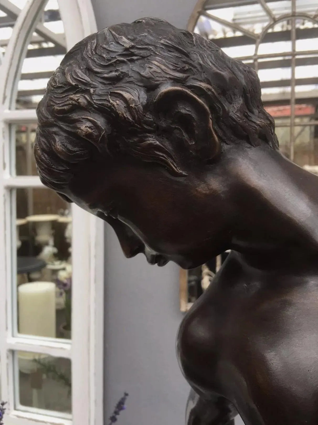 Bronze Boy and Crab Sculpture | Roman Copy | Lost Wax Cast | 86cm