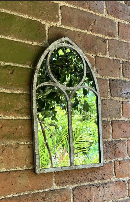 Arch Garden Mirror | Handmade Metal Frame | Indoor & Outdoor