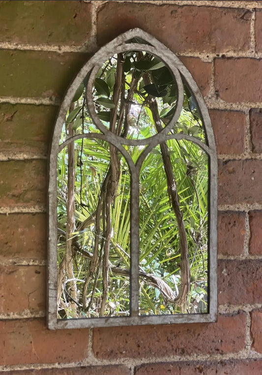 Arch Garden Mirror | Handmade Metal Frame | Indoor & Outdoor