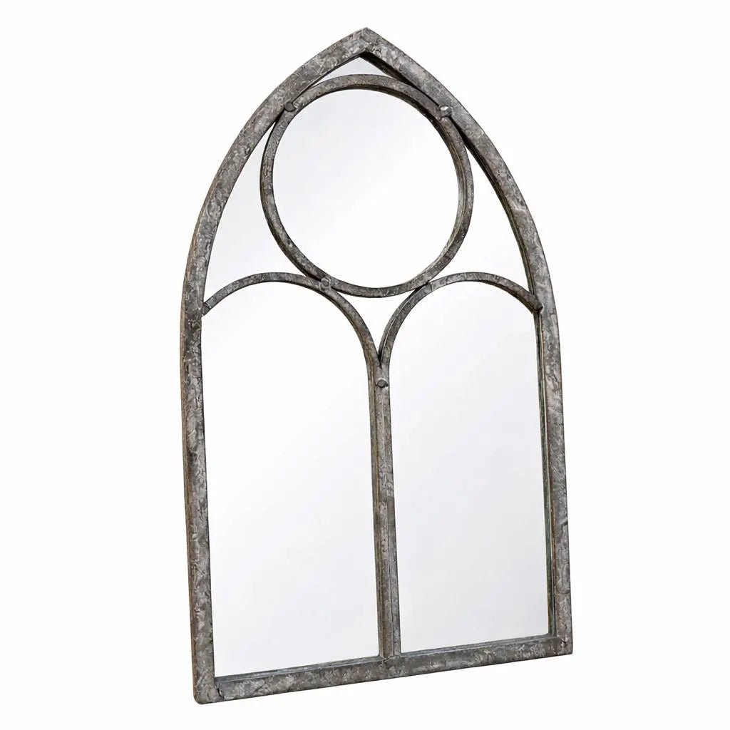 Arch Garden Mirror | Handmade Metal Frame | Indoor & Outdoor