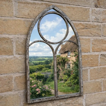 Arch Garden Mirror | Handmade Metal Frame | Indoor & Outdoor
