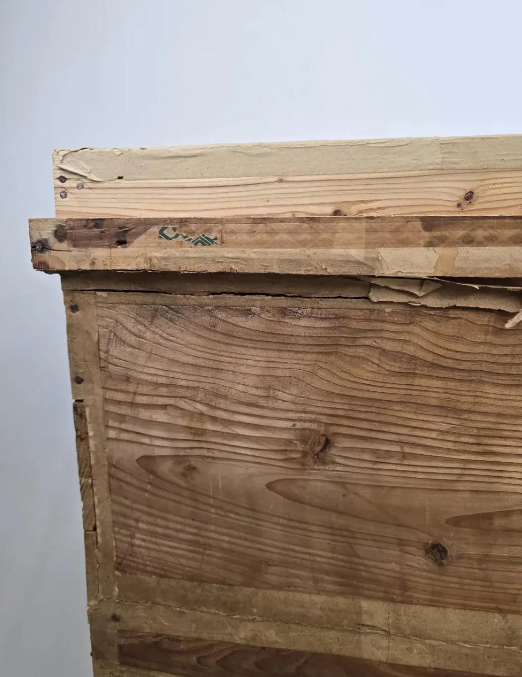 Vintage Japanese wooden tea chests | Set of two