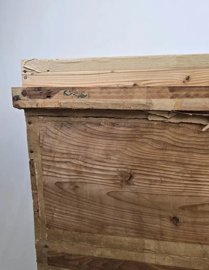 Vintage Japanese wooden tea chests | Set of two