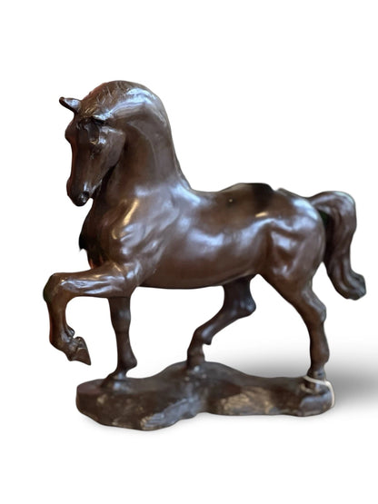 Bronze Lucky Horse Sculpture | Small | Lost Wax Cast | Indoor & Outdoor