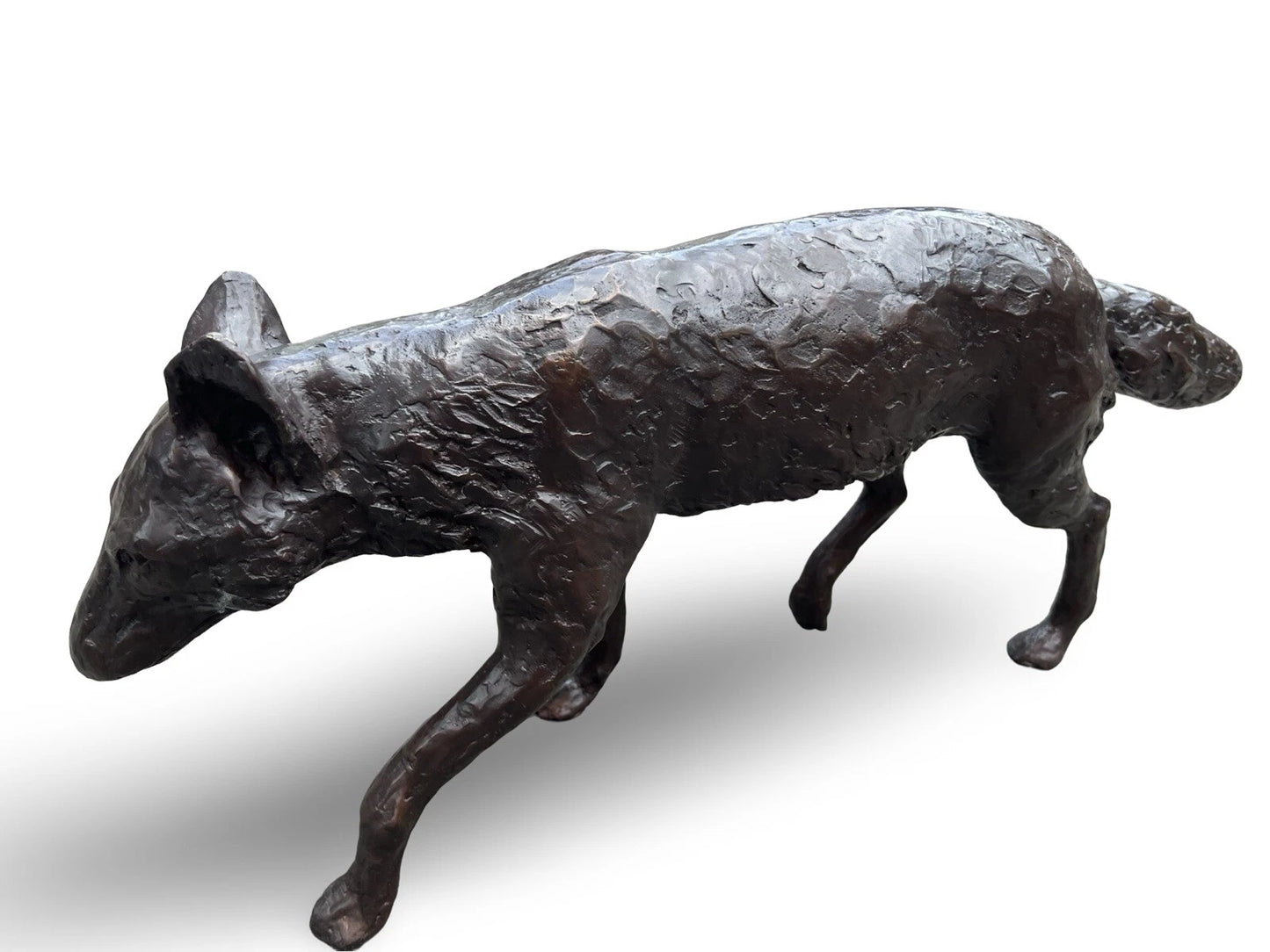 Bronze Walking Fox Sculpture | Lost Wax Cast | Elizabeth and Stevens Foundry