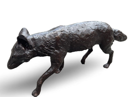 Bronze Walking Fox Sculpture | Lost Wax Cast | Elizabeth and Stevens Foundry