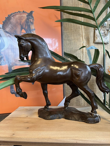 Bronze Lucky Horse Sculpture | Small | Lost Wax Cast | Indoor & Outdoor