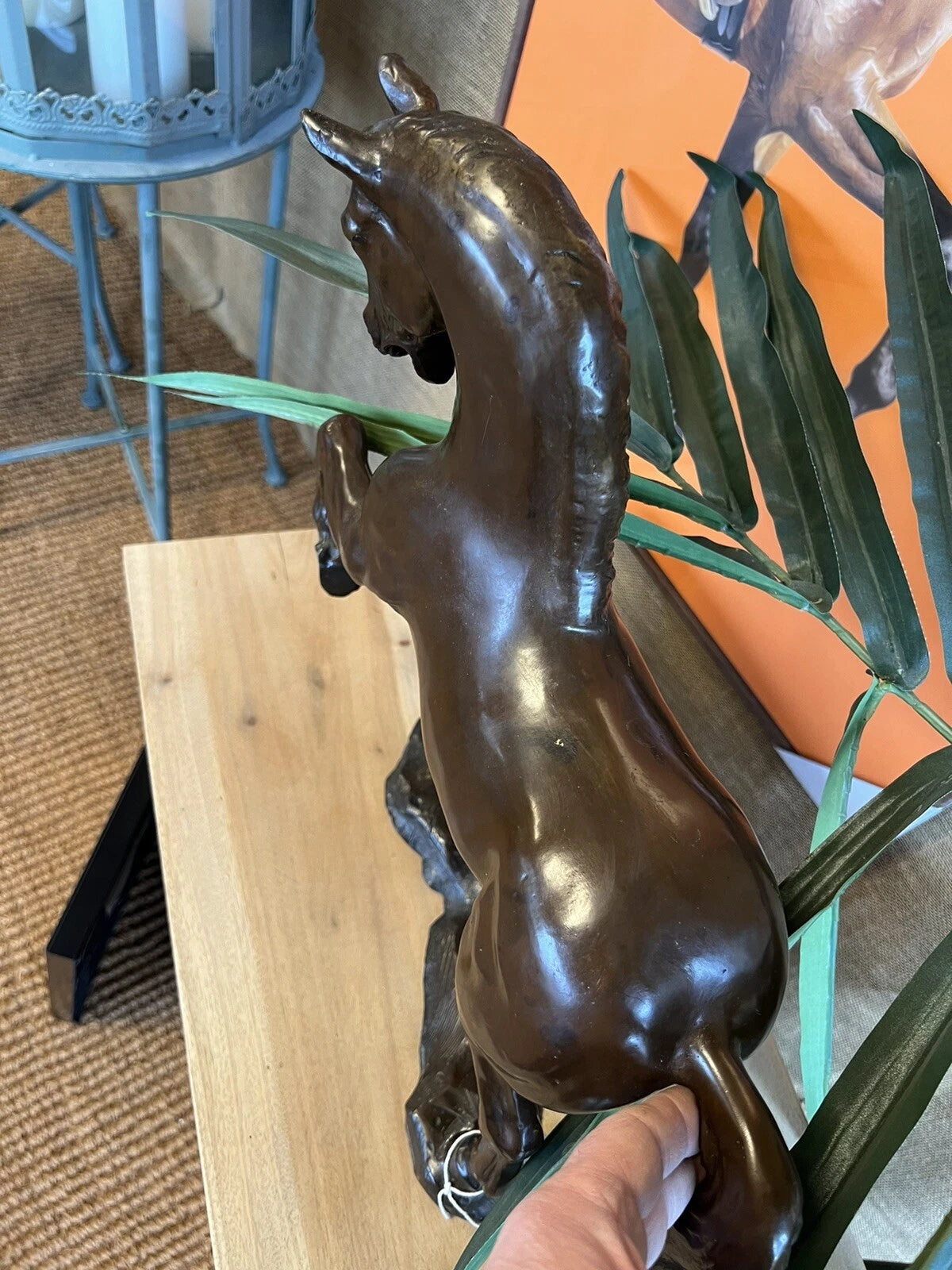 Bronze Lucky Horse Sculpture | Small | Lost Wax Cast | Indoor & Outdoor