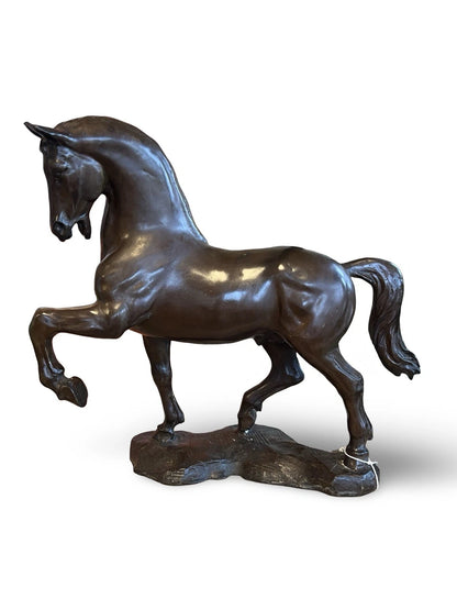 Bronze Lucky Horse Sculpture | Small | Lost Wax Cast | Indoor & Outdoor