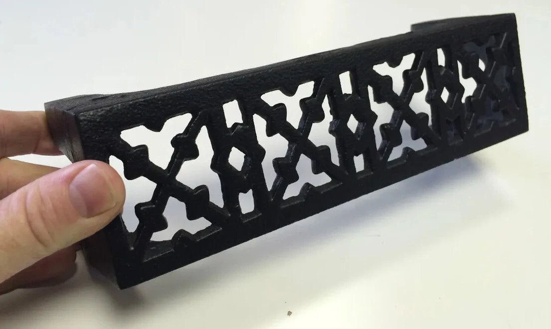 Cast Iron Air Brick | Victorian Cross Design