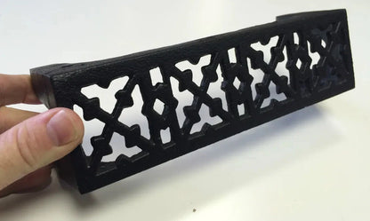 Cast Iron Air Brick | Victorian Cross Design