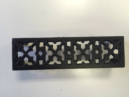 Cast Iron Air Brick | Victorian Cross Design